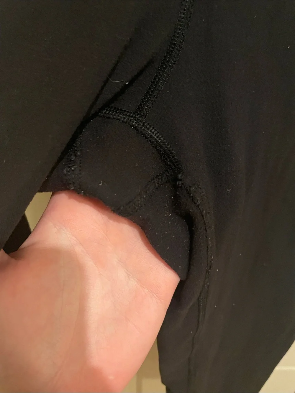 lululemon athletica Black Capri Leggings